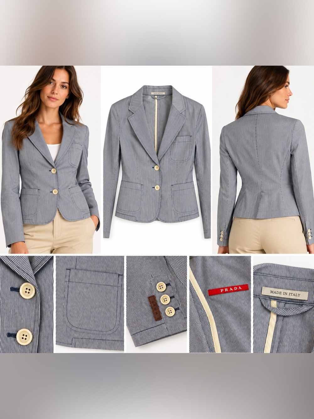 Prada Sports Blazer designed in Italy.  Women’s Size 5.